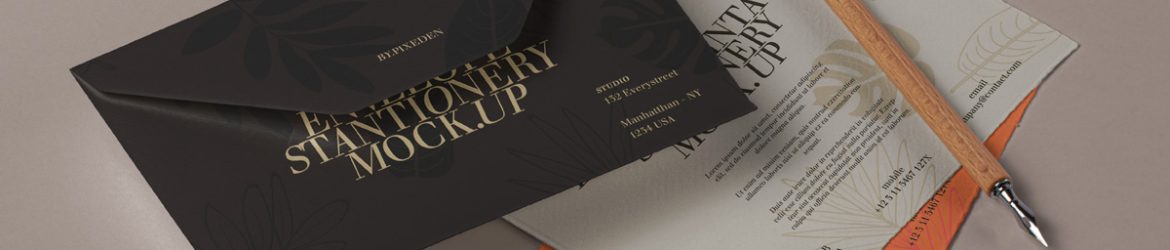 Free Vintage Invitation Mockup PSD