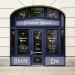 Free Vintage Shop Window Mockup