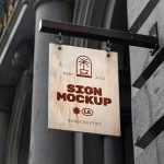 Free Vintage Wood Sign Mockup