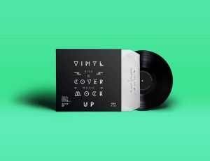 Free Vinyl Record Cover Mockup and Sleeve PSD