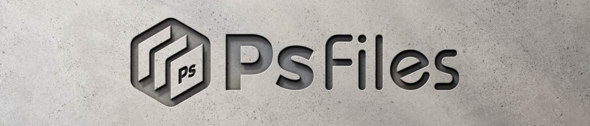 Free Wall Engraved Logo Mockup PSD
