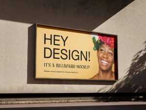 Free Wall Mounted 2 Billboard Mockups PSD Set