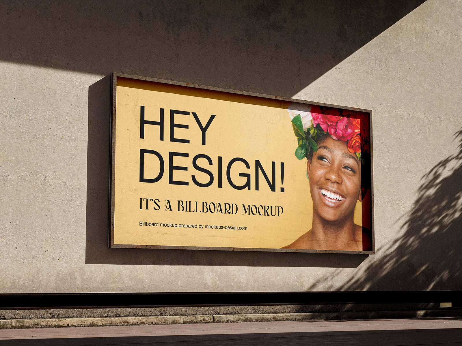 Free Wall Mounted 2 Billboard Mockups PSD Set