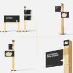 Free WayFinding Signs Mockups PSD set