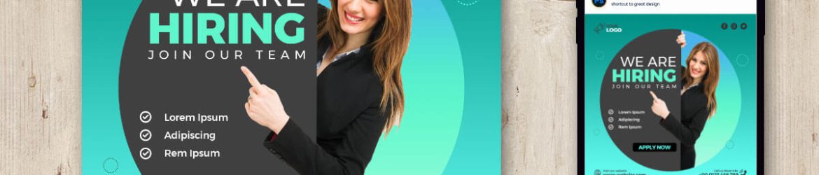 Free We are Hiring Job Offer Social Media Post PSD Template Design Free We are Hiring Job Offer Social Media Post PSD Template Design