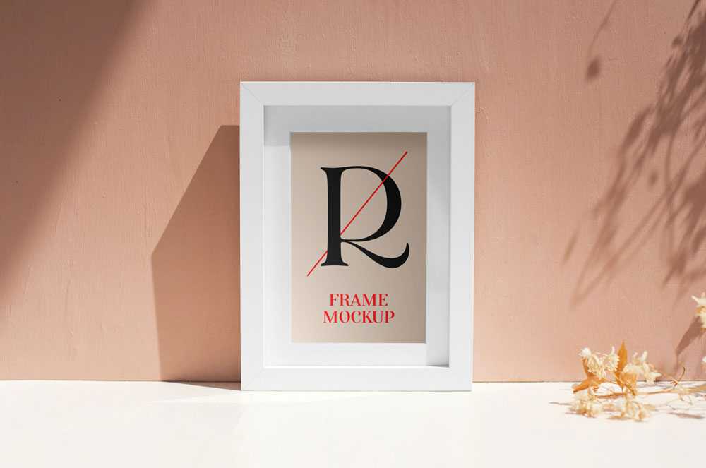 Free White Frame PSD Mockup | Best Free Mockups | PsFiles