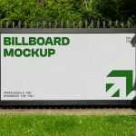 Free Wide Outdoor Billboard PSD Mockup