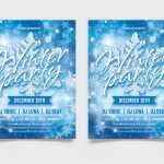 Free Winter Party PSD Flyer Template
