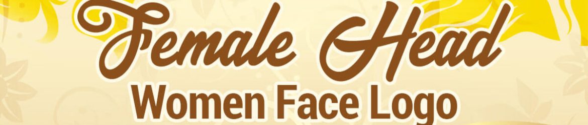 Free Women Face Logo, Symbol Photoshop Custom Shapes