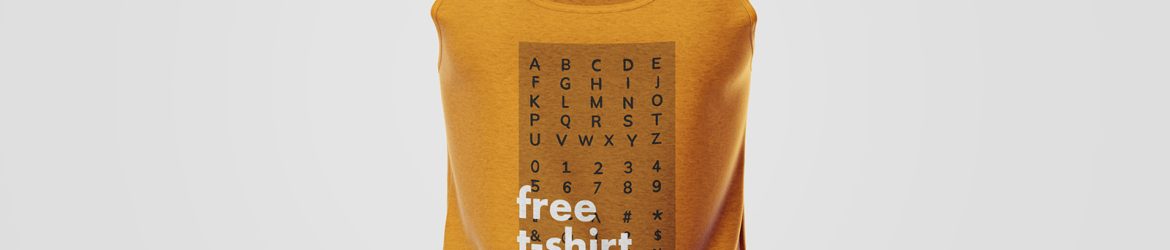 Free Women’s Sleeveless T-shirt Mockup PSD set