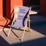 Free Wood Sunbed Unfolded Outside Mockup