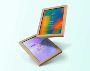 Free Wooden Art Frame Mockup PSD | Best Free Mockups | PsFiles
