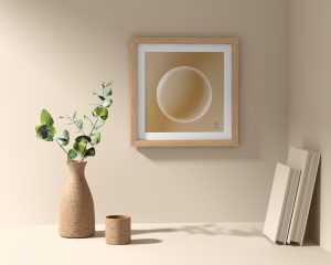 Free Wooden Square Picture Frame Mockup | Best Free Mockups | PsFiles