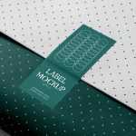 Free Wrapping Paper in Perspective Mockup