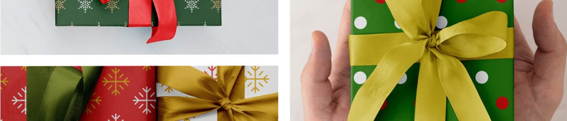 Free Xmas Gift Box Mockups