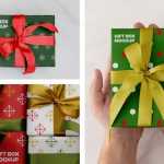 Free Xmas Gift Box Mockups