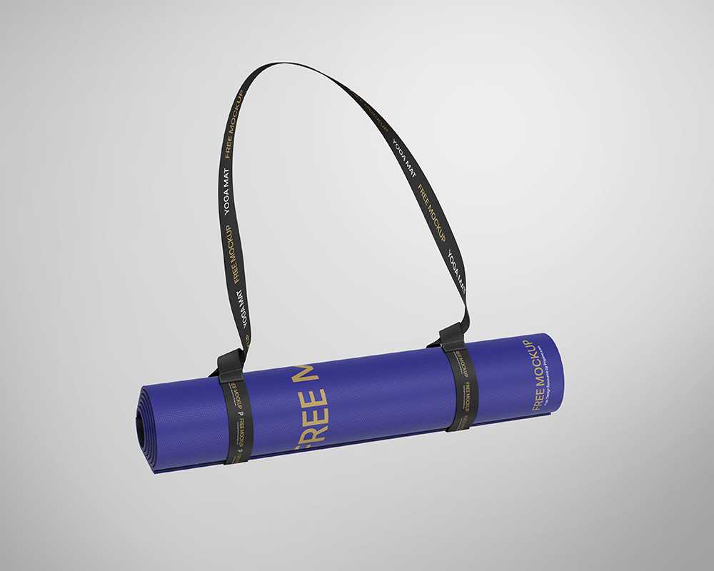Free Yoga Mat Mockup PSD
