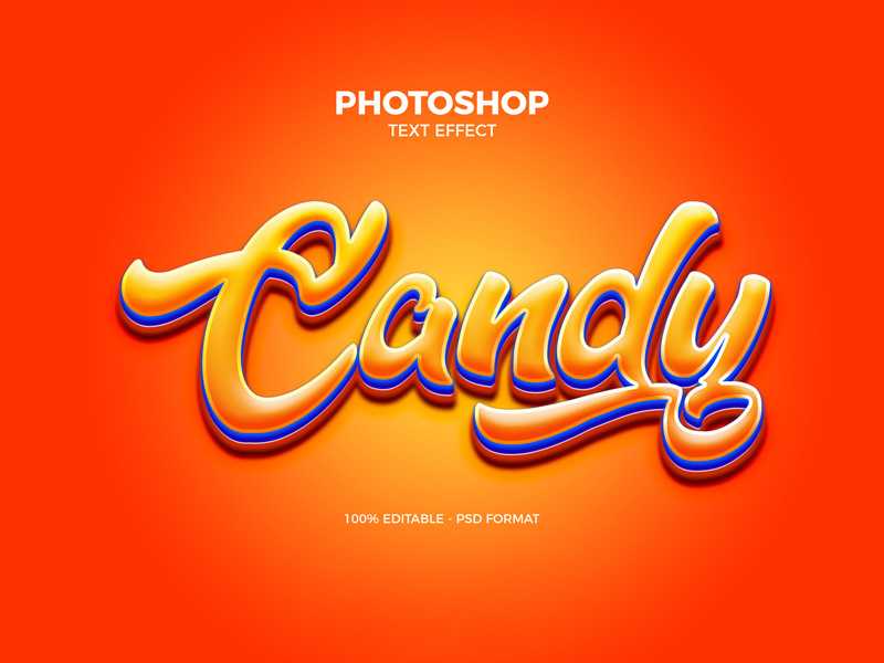 Free Yummy Photoshop Text Effect