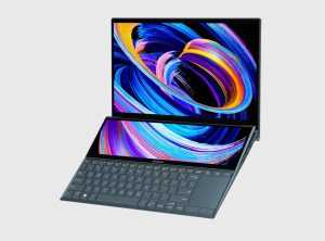 Free Zenbook Duo 14 Mockup Free PSD