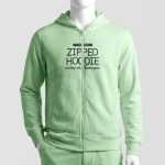 Free Zipped Hoodie Mockup on Mannequin