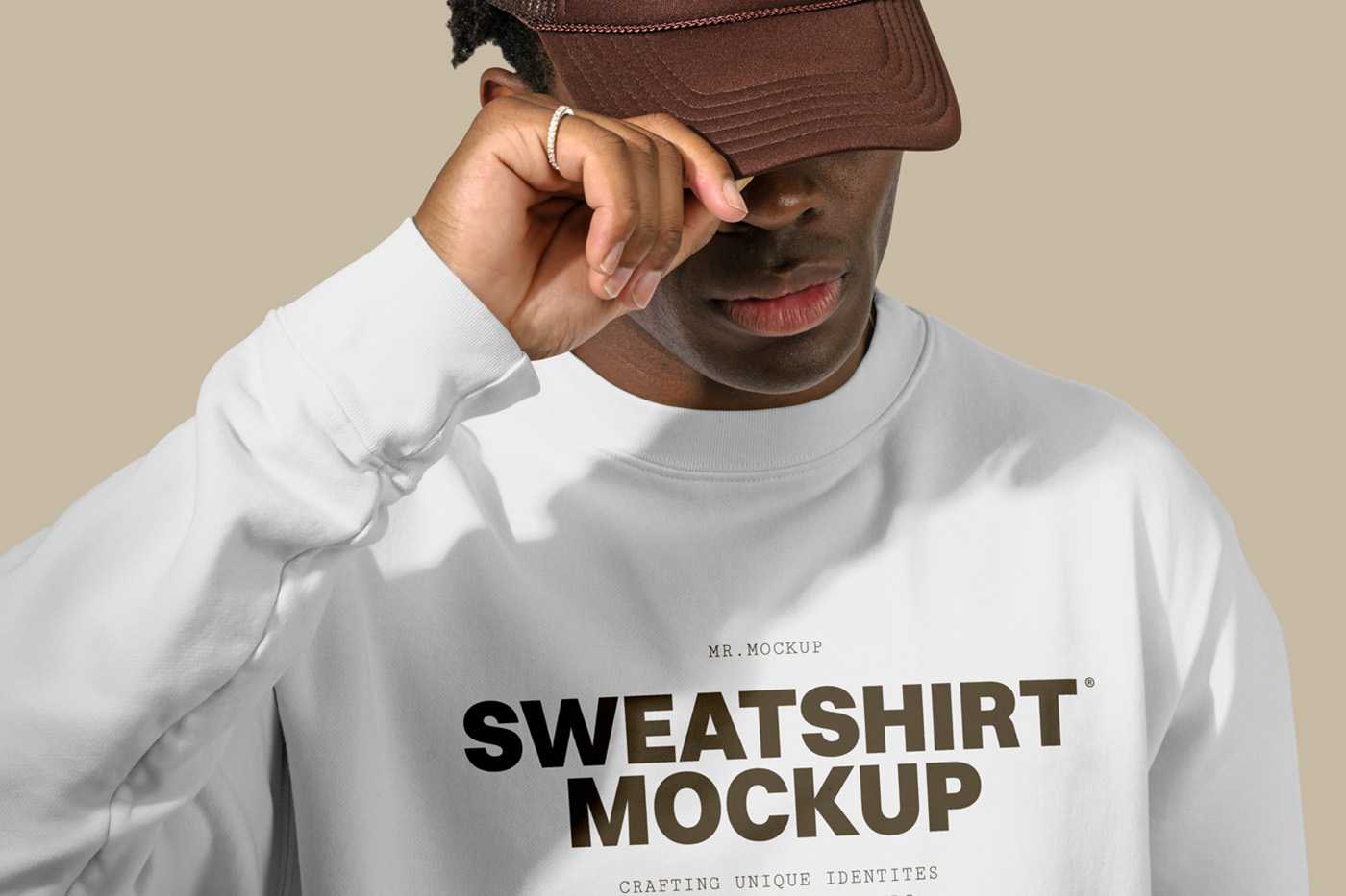Free Zoom Sweatshirt Mockup