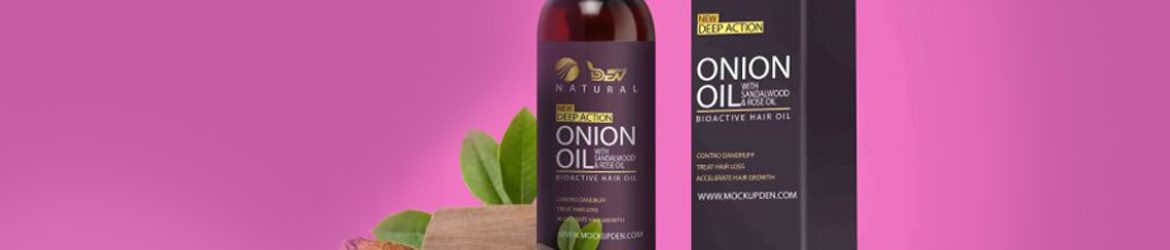 FreeHair Oil Bottle Mockup With Packaging PSD Design Template