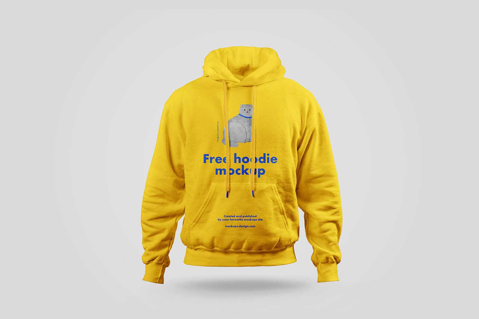 Front view Hoodie Mockup PSD for Free - Best Free Mockups | PsFiles