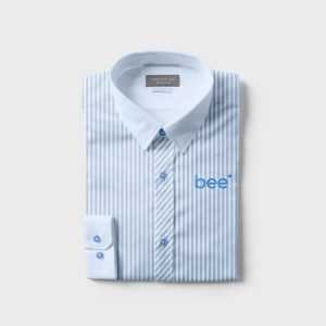 Front View of a Folded Men’s Shirt Mockup Free PSD
