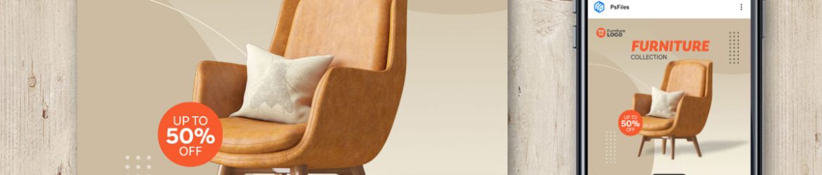 Furniture Offer Sale Free Instagram Post Design Template PSD