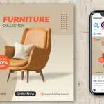 Furniture Offer Sale Free Instagram Post Design Template PSD
