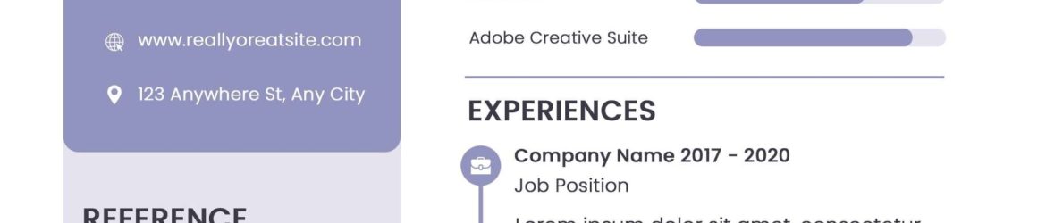Graphic Designer Resume Template Free PSD – Clean CV Design