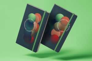 Gravity Falling 2 Notebooks Mockup Free PSD