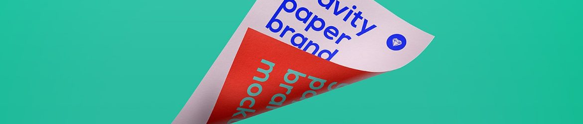Gravity PSD Paper Mockup