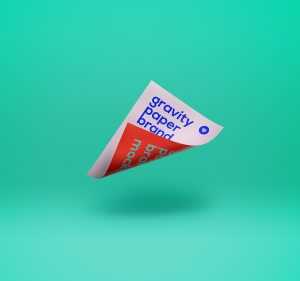 Gravity PSD Paper Mockup