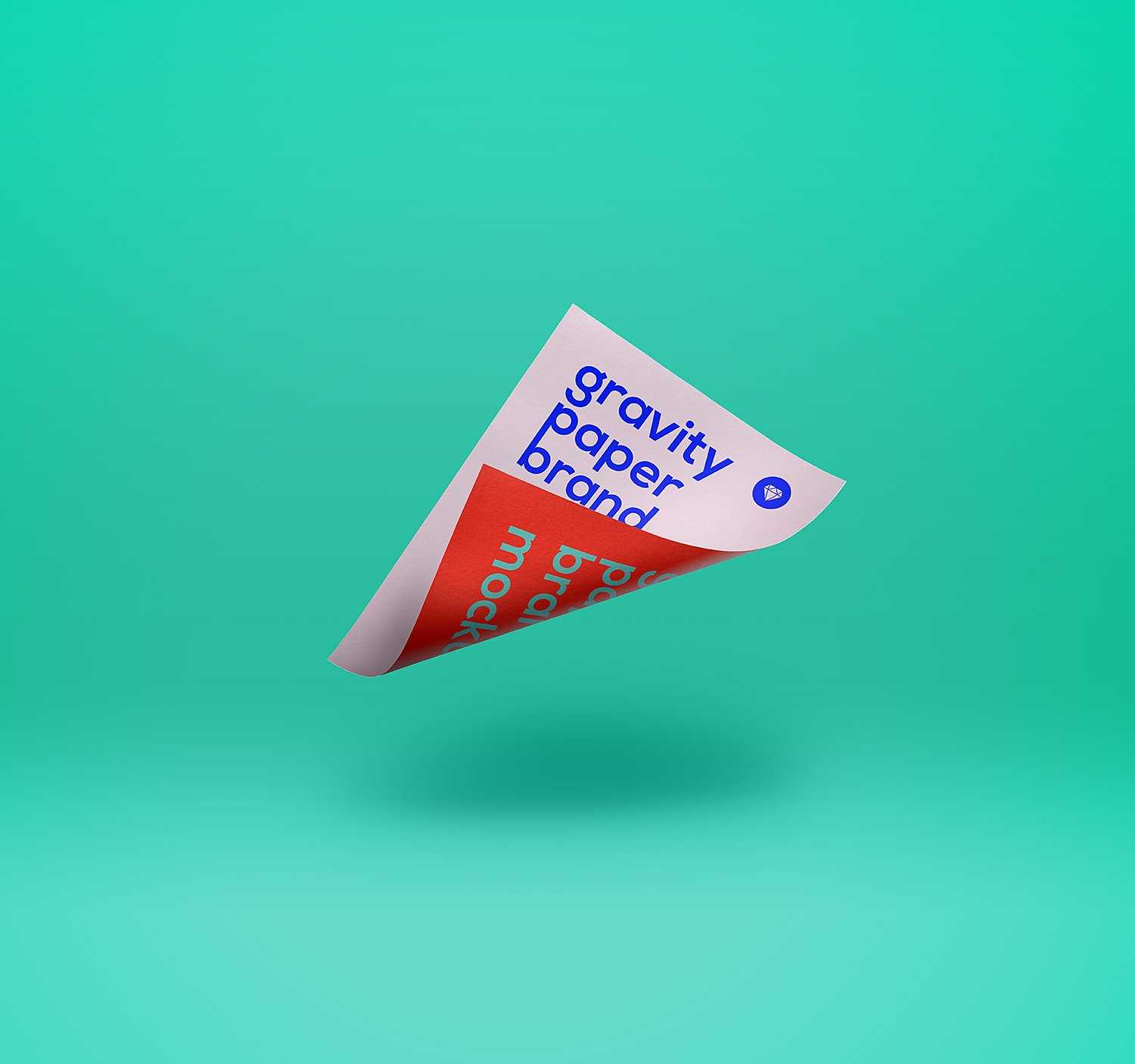 Gravity PSD Paper Mockup