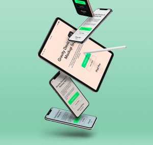 Gravity UI Responsive Devices Free Mockup PSD
