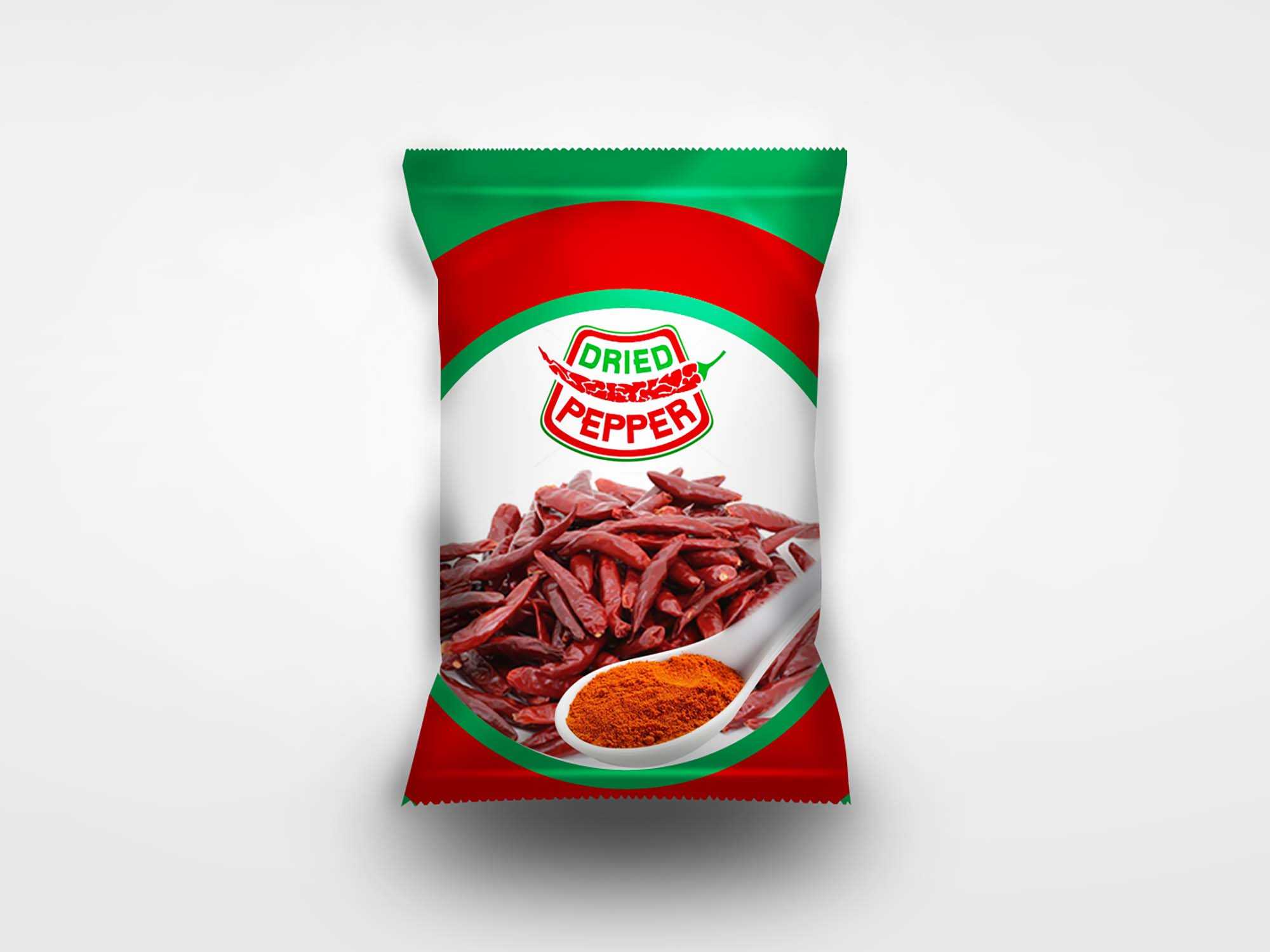 Grocery Aluminum Pouch Packaging Mockup