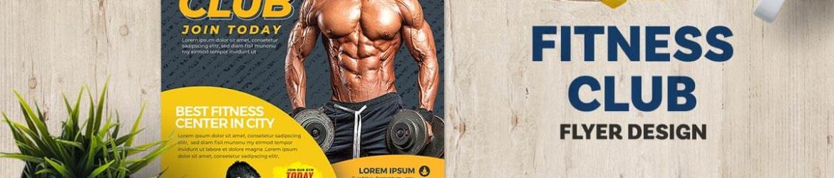 Gym Fitness Club Flyer Free PSD Templates