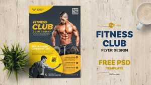 Gym Fitness Club Flyer Free PSD Templates