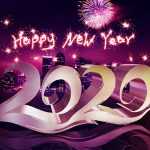 Happy New Year 2020 Free PSD Banner & Flyer