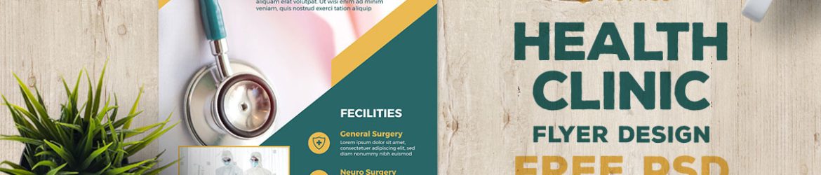 Health Clinic Free Flyer PSD Template 03