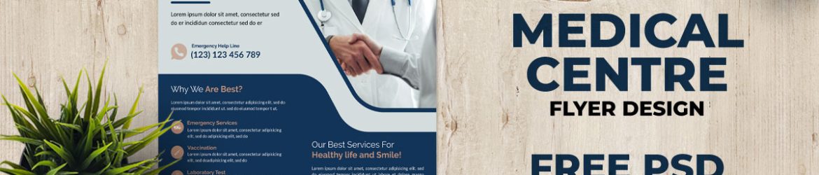 Hospital Health Care Free Flyer PSD Template 04 | Free SD Downloads