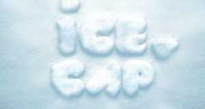 Ice Snow Cap Text Effect PSD