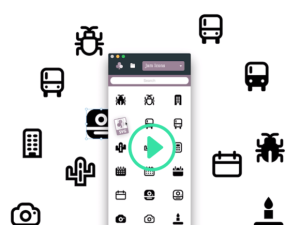 Iconclub: Drag and drop app with 8000+ free icons PS Plugins