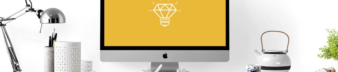 iMac Workspace Mockup