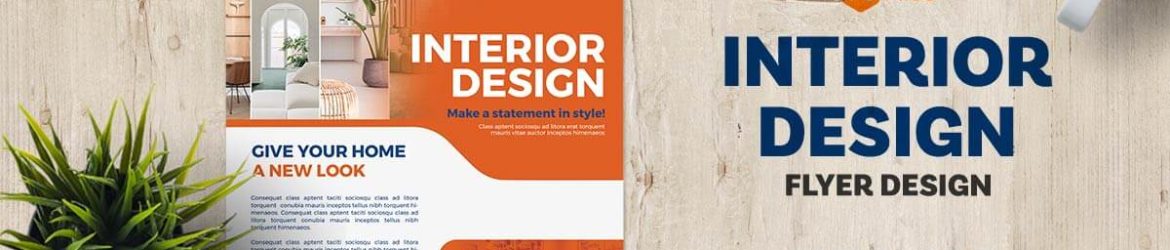 Interior Design Company Free Flyer PSD Template Download