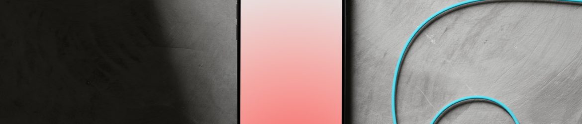 iPhone 15 Pro Mockup With Cable