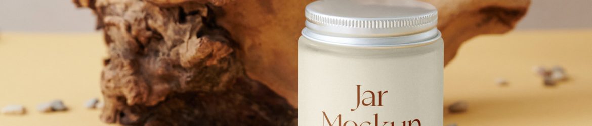 Jar with Root Mockup