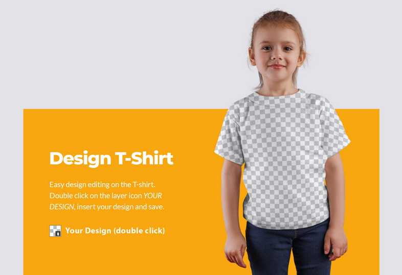 Kids T Shirt Mockup