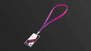 Lanyard and Pass Tag Free PSD Mockup